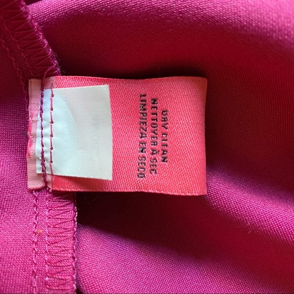 Betsey Johnson Short Sleeve Pink Scuba Crepe Dress NWT - Picture 7 of 10